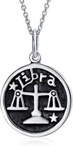 Bling Jewelry - Libra Necklace for men