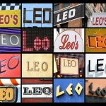 LEO Personalized Name Poster Using Sign Photos - Leo Canvas for men