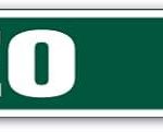 Leo Street Sign Childrens Name Room Sign | Indoor/Outdoor | 18" Wide - Leo Canvas for men