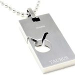 Accents Kingdom Constellation Jewelry Horoscope Charm Titanium Zodiac Sign Pendant Necklace - Taurus Products for men