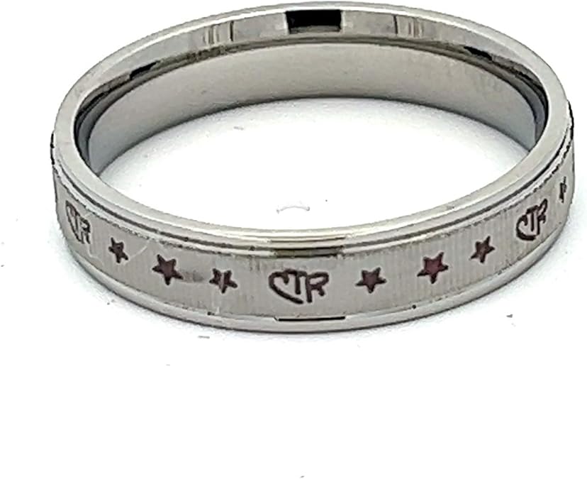 J126 Size 4-10 Aries Ring Choose the Right Stainless Steel Mormon One Moment In Time LDS CTR - Aries Ring for men