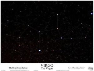 Virgo Constellation Poster - Virgo Poster for men
