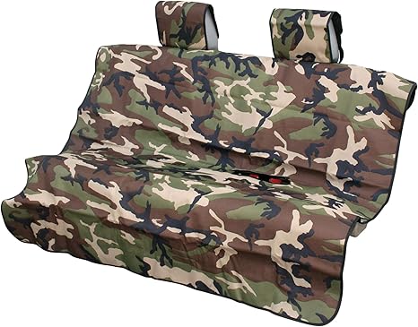 ARIES 3146-20 Seat Defender 58-Inch x 55-Inch Camo Waterproof Universal Bench Car Seat Cover Protector - Aries Car Seat Cover for men