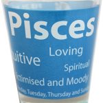 Shot Glass Zodiac Sign - Pisces (Feb 20 - March 20) - Pisces for men