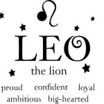 Leo The Lion Horoscope Zodiac Vinyl Wall Art Decal Home Decor Sayings - Pisces Home Decor for men