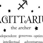 Sagittarius The Archer Horoscope Zodiac Vinyl Wall Art Decal Home Decor Sayings - Sagittarius Home Decor for men