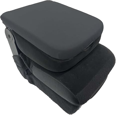 Car Console Covers Plus Made in USA Neoprene Center Armrest Console Cover fits Dodge Ram 1500 2500 3500 Series 1998-2013 Gray - Aries Car Seat Cover for men