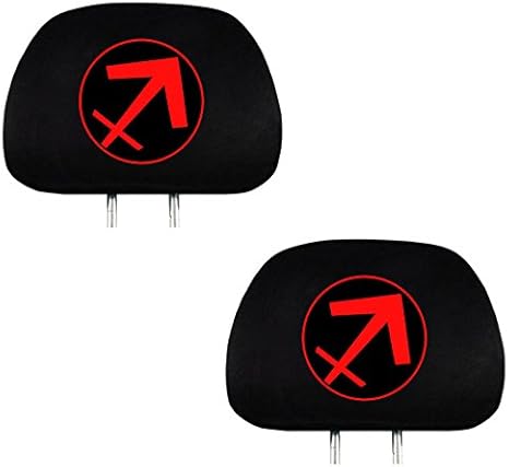 Yupbizauto New Interchangeable Embroidery Zodiac Symbles Logo Car Truck SUV Seat Headrest Covers Accessories Universal Fit -Sold by a Pairs (Sagittarius) - Aquarius Car Seat Cover for men