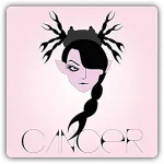 Cancer Zodiac Sign Gothic Elf Car Bumper Sticker Decal 5" x 5" - Cancer Car Accessories for men