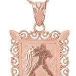 Claddagh Gold - Aquarius Necklace for men