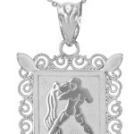 Claddagh Gold - Aquarius Necklace for men