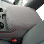 Car Console Covers Plus Made in USA Designed for Ram Classic and All Bucket Seat Models 2014-2025 Fleece Auto Armrest Center Console Cover Dark Gray - Aries Car Seat Cover for men