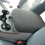 Car Console Covers Plus Made in USA Designed for Ram Classic and All Bucket Seat Models 2014-2025 Fleece Auto Armrest Center Console Cover Black - Aries Car Seat Cover for men