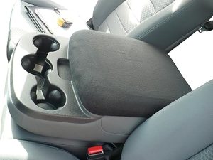 Car Console Covers Plus Made in USA Designed for Ram Classic and All Bucket Seat Models 2014-2025 Fleece Auto Armrest Center Console Cover Black - Aries Car Seat Cover for men