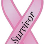 Crazy Sticker Guy Pink Ribbon Awareness Magnet - Breast Cancer Survivor - 4" x 8" - Cancer Car Accessories for men