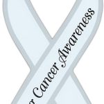 Ribbon Shaped Awareness Support Magnet - Lung Cancer - Cars, Trucks, SUVs, Refrigerators, Etc. - Cancer Car Accessories for men