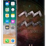 Head Case Designs Aquarius Nebula Zodiac Symbols Hard Back Case Compatible with Apple iPhone 7/8 / SE 2020 & 2022 - Aquarius Phone Case for men