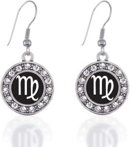 Inspired Silver - Virgo Earrings for men