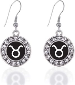 Inspired Silver - Taurus Earrings for men