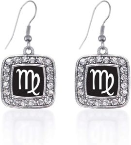 Inspired Silver - Virgo Earrings for men
