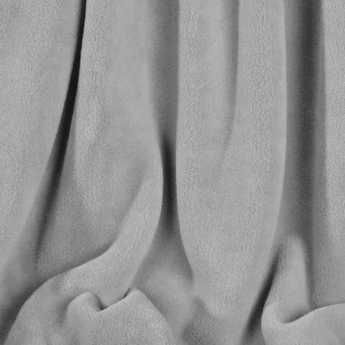 Berkshire Serasoft Plus Plush Polyester Blanket, Grey Twin - Gemini Blanket for men