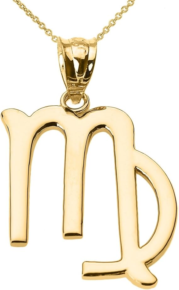 Astrology Jewelry - Virgo Necklace for men