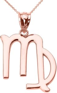 Astrology Jewelry - Virgo Necklace for men