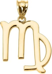 Claddagh Gold - Virgo Necklace for men