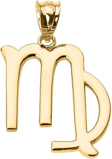 Claddagh Gold - Virgo Necklace for men
