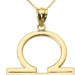 Astrology Jewelry - Libra Necklace for men