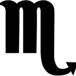 Zodiac Sign Scorpio Silhouette 6" Vinyl Sticker Car Decal (6" Black) - Scorpio Sticker for men