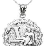 Claddagh Gold - Virgo Necklace for men