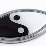 Jesus Fish Yin Yang Car Bike Auto Chrome Emblem Decal Sticker Ichtus Pisces - Pisces Car Accessories for men
