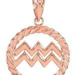 Astrology Jewelry - Aquarius Necklace for men