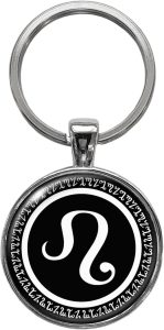 Handmade - Leo Keychain for men