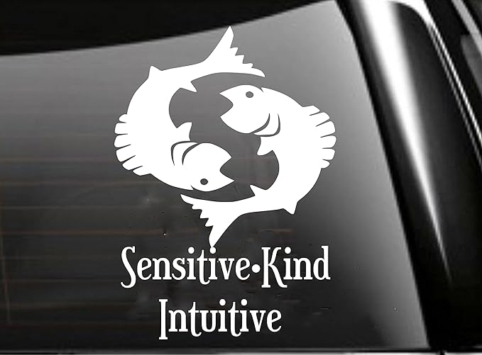 Pisces Zodiac Car Decal - Pisces Car Accessories for men