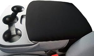 Car Console Covers Plus Made in USA Designed for Ram Classic and All Bucket Seat Models 2014-2025 Neoprene Auto Armrest Center Console Cover Black - Aries Car Seat Cover for men