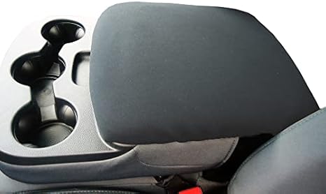 Car Console Covers Plus Made in USA Designed for Ram Classic and All Bucket Seat Models 2014-2025 Neoprene Auto Armrest Center Console Cover Gray - Aries Car Seat Cover for men