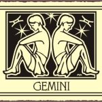 Gemini Zodiac Astrology Vintage Metal Art Retro Tin Sign - Gemini Canvas for men