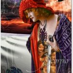 Trademark Fine Art ALI4408-C1419GG Art Nouveau Zodiac Scorpio, 14x19-Inch, 14x19 - Scorpio Canvas for men