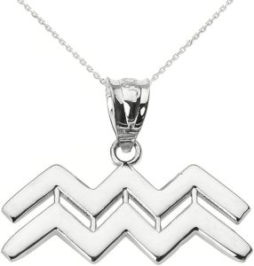 Astrology Jewelry - Aquarius Necklace for men