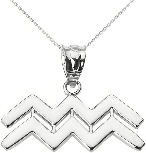 Astrology Jewelry - Aquarius Necklace for men