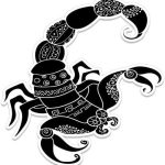 Scorpio - 3" Vinyl Sticker - for Car Laptop I-Pad Phone Helmet Hard Hat - Waterproof Decal - Scorpio Sticker for men