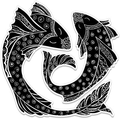 Pisces - Vinyl Sticker Waterproof Decal - Pisces Car Accessories for men