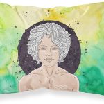 Caroline's Treasures BB7315PILLOWCASE Aquarius Zodiac Sign Fabric Standard Pillowcase Lightweight Super Soft Easy Care Decorative Artwork Pillowcase, Standard - Aquarius Pillow for men