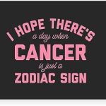 CafePress When Cancer is Just A Zodiac Rectangle Car Bumper Magnet - Cancer Car Accessories for men
