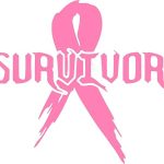 Cancer Survivor Ribbon Decal by UR Impressions Vinyl Sticker for Car Truck SUV Motorcycle Window Graphics|Pink|5.5 inch|JJURI025 - Cancer Car Accessories for men