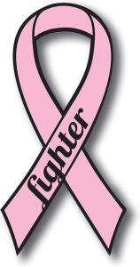 Magnet Me Up: Support Breast Cancer Fighter Pink Ribbon Magnet Decal - 3.5x7 Inches, Heavy-Duty Automotive Magnet for Car, Truck, SUV - Show Your Support and Encouragement with This Magnet - Cancer Car Accessories for men