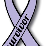 Magnet Me Up Support All Cancer Survivor Lavender Ribbon Magnet Decal, 3.5x7 Inches, Heavy Duty Automotive Magnet for Car Truck SUV, Celebration of Strength, Admiring Survivors, Crafted in USA - Cancer Car Accessories for men
