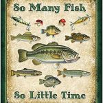 So Many Fish Novelty Sign | Indoor/Outdoor | Funny Home Décor for Garages, Living Rooms, Bedroom, Offices | SignMission Personalized Gift Wall Plaque Decoration - Pisces Home Decor for men